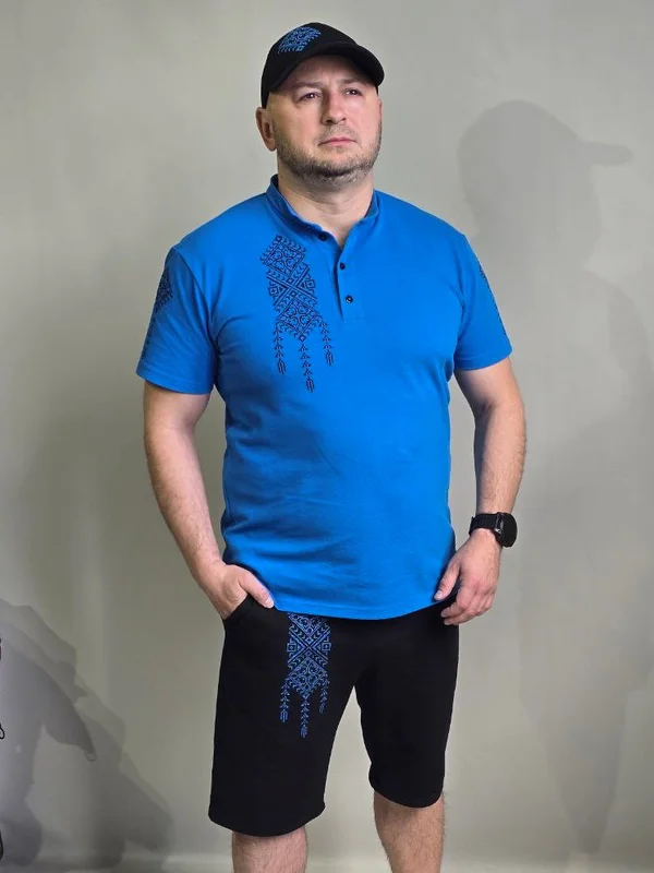 сублимационные футолки: Комбинированый летний костюм